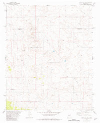 Gacho Hill SW New Mexico Historical topographic map, 1:24000 scale, 7.5 X 7.5 Minute, Year 1981