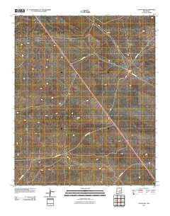 Gacho Hill New Mexico Historical topographic map, 1:24000 scale, 7.5 X 7.5 Minute, Year 2010