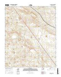 Gacho Hill New Mexico Current topographic map, 1:24000 scale, 7.5 X 7.5 Minute, Year 2017