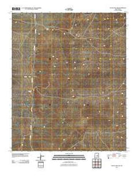 Gacho Hill NW New Mexico Historical topographic map, 1:24000 scale, 7.5 X 7.5 Minute, Year 2010