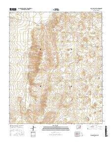 Gacho Hill NW New Mexico Current topographic map, 1:24000 scale, 7.5 X 7.5 Minute, Year 2017