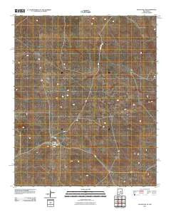 Gacho Hill SE New Mexico Historical topographic map, 1:24000 scale, 7.5 X 7.5 Minute, Year 2010