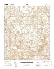 Gacho Hill SE New Mexico Current topographic map, 1:24000 scale, 7.5 X 7.5 Minute, Year 2017