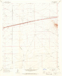Gage NW New Mexico Historical topographic map, 1:24000 scale, 7.5 X 7.5 Minute, Year 1963