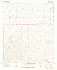 Gage SE New Mexico Historical topographic map, 1:24000 scale, 7.5 X 7.5 Minute, Year 1963