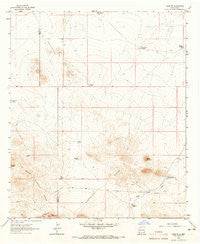 Gage SW New Mexico Historical topographic map, 1:24000 scale, 7.5 X 7.5 Minute, Year 1963