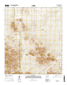 Gage SW New Mexico Current topographic map, 1:24000 scale, 7.5 X 7.5 Minute, Year 2017