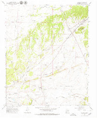 Galisteo New Mexico Historical topographic map, 1:24000 scale, 7.5 X 7.5 Minute, Year 1966
