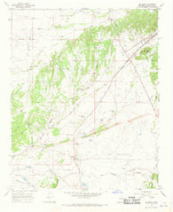 Galisteo New Mexico Historical topographic map, 1:24000 scale, 7.5 X 7.5 Minute, Year 1966