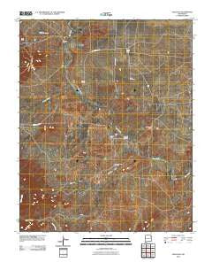 Gallegos New Mexico Historical topographic map, 1:24000 scale, 7.5 X 7.5 Minute, Year 2010