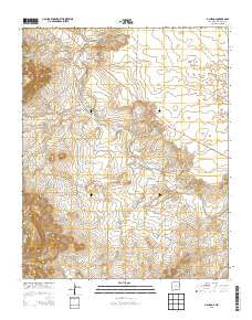 Gallegos New Mexico Historical topographic map, 1:24000 scale, 7.5 X 7.5 Minute, Year 2013
