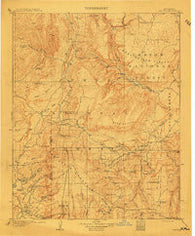 Gallina New Mexico Historical topographic map, 1:125000 scale, 30 X 30 Minute, Year 1909