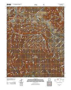 Gallina New Mexico Historical topographic map, 1:24000 scale, 7.5 X 7.5 Minute, Year 2011