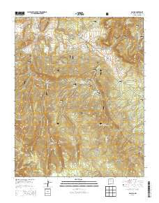 Gallina New Mexico Historical topographic map, 1:24000 scale, 7.5 X 7.5 Minute, Year 2013