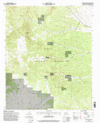 Gallinas Peak New Mexico Historical topographic map, 1:24000 scale, 7.5 X 7.5 Minute, Year 1995