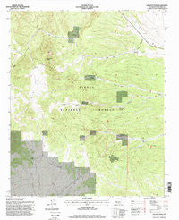 Gallinas Peak New Mexico Historical topographic map, 1:24000 scale, 7.5 X 7.5 Minute, Year 1995