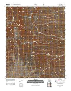 Gallinas Peak New Mexico Historical topographic map, 1:24000 scale, 7.5 X 7.5 Minute, Year 2011