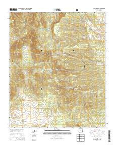Gallinas Peak New Mexico Historical topographic map, 1:24000 scale, 7.5 X 7.5 Minute, Year 2013