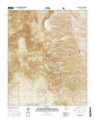 Gallinas Peak New Mexico Current topographic map, 1:24000 scale, 7.5 X 7.5 Minute, Year 2017
