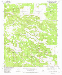 Gallo Spring Canyon New Mexico Historical topographic map, 1:24000 scale, 7.5 X 7.5 Minute, Year 1981