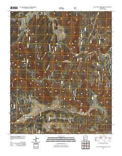 Gallo Mountains East New Mexico Historical topographic map, 1:24000 scale, 7.5 X 7.5 Minute, Year 2011