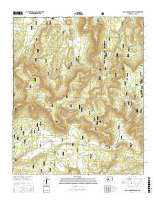 Gallo Mountains East New Mexico Current topographic map, 1:24000 scale, 7.5 X 7.5 Minute, Year 2017