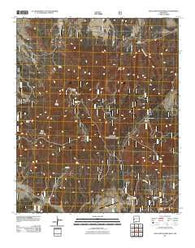 Gallo Mountains West New Mexico Historical topographic map, 1:24000 scale, 7.5 X 7.5 Minute, Year 2011