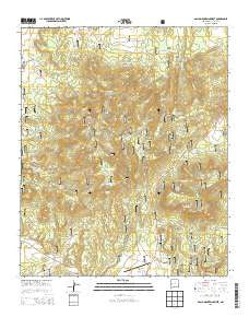 Gallo Mountains West New Mexico Historical topographic map, 1:24000 scale, 7.5 X 7.5 Minute, Year 2013