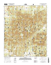 Gallo Mountains West New Mexico Current topographic map, 1:24000 scale, 7.5 X 7.5 Minute, Year 2017