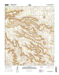 Gallo Spring Canyon New Mexico Current topographic map, 1:24000 scale, 7.5 X 7.5 Minute, Year 2017