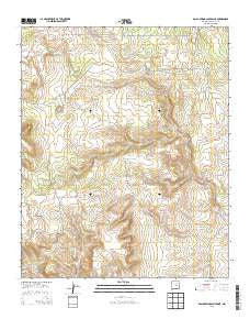 Gallo Spring Canyon NE New Mexico Historical topographic map, 1:24000 scale, 7.5 X 7.5 Minute, Year 2013