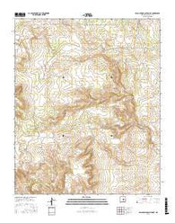 Gallo Spring Canyon NE New Mexico Current topographic map, 1:24000 scale, 7.5 X 7.5 Minute, Year 2017