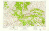 Gallup New Mexico Historical topographic map, 1:250000 scale, 1 X 2 Degree, Year 1958