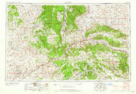 Gallup New Mexico Historical topographic map, 1:250000 scale, 1 X 2 Degree, Year 1959