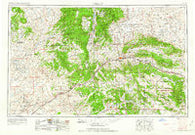 Gallup New Mexico Historical topographic map, 1:250000 scale, 1 X 2 Degree, Year 1962
