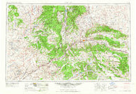 Gallup New Mexico Historical topographic map, 1:250000 scale, 1 X 2 Degree, Year 1967