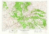 Gallup New Mexico Historical topographic map, 1:250000 scale, 1 X 2 Degree, Year 1967