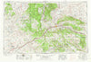 Gallup New Mexico Historical topographic map, 1:250000 scale, 1 X 2 Degree, Year 1954
