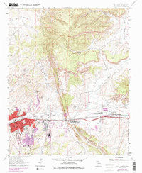 Gallup East New Mexico Historical topographic map, 1:24000 scale, 7.5 X 7.5 Minute, Year 1979