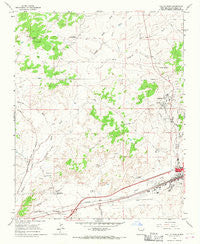 Gallup West New Mexico Historical topographic map, 1:24000 scale, 7.5 X 7.5 Minute, Year 1963