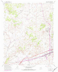 Gallup West New Mexico Historical topographic map, 1:24000 scale, 7.5 X 7.5 Minute, Year 1963