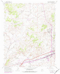Gallup West New Mexico Historical topographic map, 1:24000 scale, 7.5 X 7.5 Minute, Year 1963