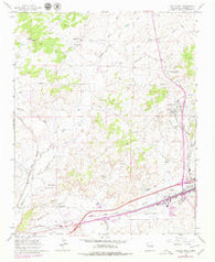 Gallup West New Mexico Historical topographic map, 1:24000 scale, 7.5 X 7.5 Minute, Year 1963