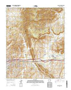 Gallup East New Mexico Current topographic map, 1:24000 scale, 7.5 X 7.5 Minute, Year 2013