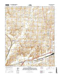 Gallup West New Mexico Current topographic map, 1:24000 scale, 7.5 X 7.5 Minute, Year 2017