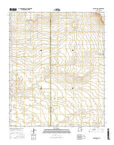 Gammil Well New Mexico Current topographic map, 1:24000 scale, 7.5 X 7.5 Minute, Year 2017