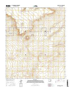 Gammil Well NE New Mexico Current topographic map, 1:24000 scale, 7.5 X 7.5 Minute, Year 2017