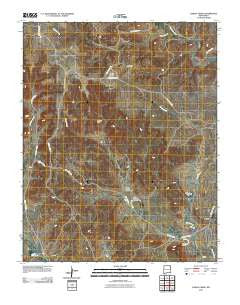 Garcia Creek New Mexico Historical topographic map, 1:24000 scale, 7.5 X 7.5 Minute, Year 2010