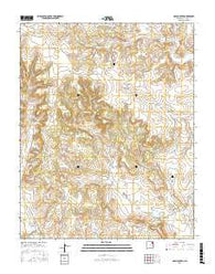 Garcia Creek New Mexico Current topographic map, 1:24000 scale, 7.5 X 7.5 Minute, Year 2017
