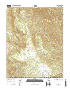 Garcia Peak New Mexico Historical topographic map, 1:24000 scale, 7.5 X 7.5 Minute, Year 2013